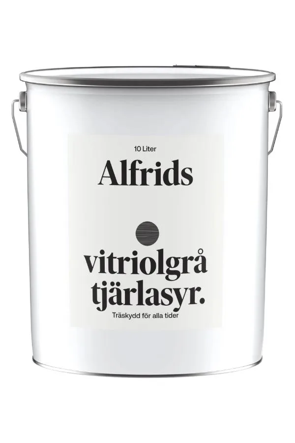 Alfrids Tjärlasyr Vitriolgrå 10L